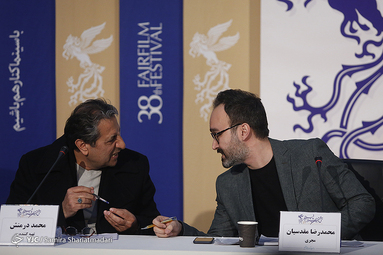 نشست خبری فیلم سینمایی «آن شب» در روز چهارم سی‌وهشتمین جشنواره فیلم فجر
