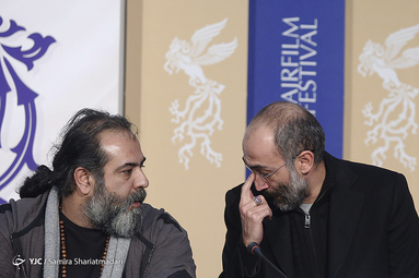 نشست عوامل فیلم «دوزیست» به کارگردانی برزو نیک نژاد، با حضور بازیگران فیلم هادی هجازی فر، ستاره پسیانی، پژمان جمشیدی، الهام اخوان