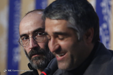 نشست عوامل فیلم «دوزیست» به کارگردانی برزو نیک نژاد، با حضور بازیگران فیلم هادی هجازی فر، ستاره پسیانی، پژمان جمشیدی، الهام اخوان
