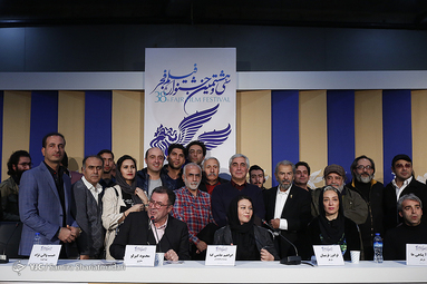 روز هفتم سی‌وهشتمین جشنواره فیلم فجر، نشست خبری فیلم «خروج» به کارگردانی ابراهیم حاتمی کیا
