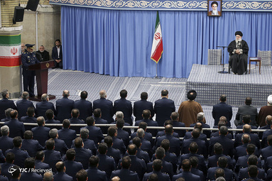 دیدار فرماندهان و کارکنان نیروی هوایی ارتش با رهبر معظم انقلاب