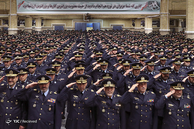 دیدار فرماندهان و کارکنان نیروی هوایی ارتش با رهبر معظم انقلاب