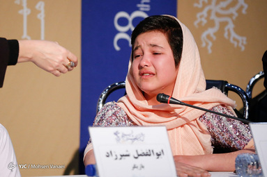 نشست فیلم «خورشید» به کارگردانی مجید مجیدی و بازی علی نصیریان، طناز طباطبایی، جواد عزتی
