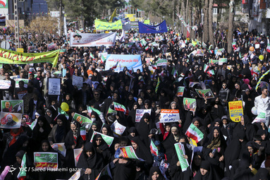 مراسم راهپیمایی یوم الله۲۲ بهمن و جشن چهل و یکمین سالگرد پیروزی انقلاب اسلامی در بیرجند