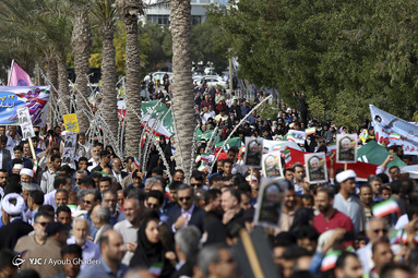 مراسم راهپیمایی یوم الله۲۲ بهمن و جشن چهل و یکمین سالگرد پیروزی انقلاب اسلامی در جزیره کیش