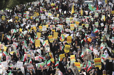 مراسم راهپیمایی یوم الله۲۲ بهمن و جشن چهل و یکمین  سالگرد پیروزی انقلاب اسلامی در بندرعباس