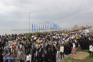مراسم راهپیمایی یوم الله۲۲ بهمن و جشن چهل و یکمین  سالگرد پیروزی انقلاب اسلامی در بندرعباس