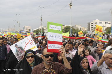 مراسم راهپیمایی یوم الله۲۲ بهمن و جشن چهل و یکمین  سالگرد پیروزی انقلاب اسلامی در بندرعباس