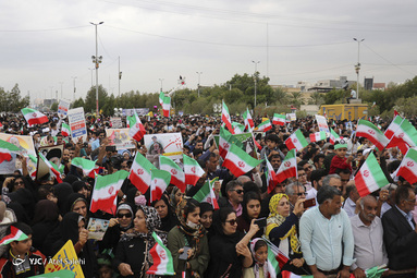 مراسم راهپیمایی یوم الله۲۲ بهمن و جشن چهل و یکمین  سالگرد پیروزی انقلاب اسلامی در بندرعباس