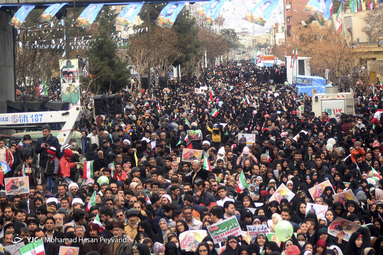 مراسم راهپیمایی یوم الله۲۲ بهمن و جشن چهل و یکمین  سالگرد پیروزی انقلاب اسلامی در سمنان
