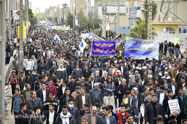 مراسم راهپیمایی یوم الله۲۲ بهمن و جشن چهل و یکمین سالگرد پیروزی انقلاب اسلامی در زابل