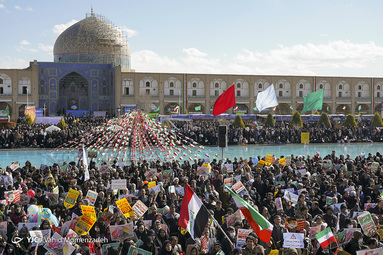 مراسم راهپیمایی یوم الله۲۲ بهمن و جشن چهل و یکمین سالگرد پیروزی انقلاب اسلامی در اصفهان