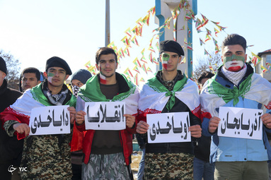 مراسم راهپیمایی یوم الله۲۲ بهمن و جشن چهل و یکمین سالگرد پیروزی انقلاب اسلامی در خوی