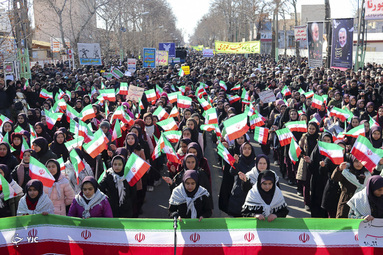 مراسم راهپیمایی یوم الله۲۲ بهمن و جشن چهل و یکمین سالگرد پیروزی انقلاب اسلامی در خوی