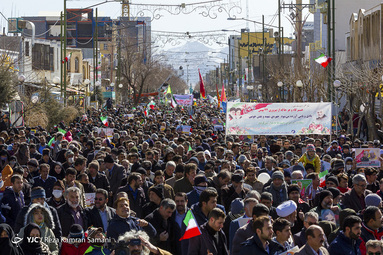 مراسم راهپیمایی یوم الله۲۲ بهمن و جشن چهل و یکمین سالگرد پیروزی انقلاب اسلامی در شهرکرد