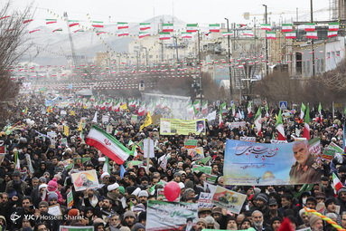 مراسم راهپیمایی یوم الله۲۲ بهمن و جشن چهل  و یکمین سالگرد پیروزی انقلاب اسلامی در مشهد