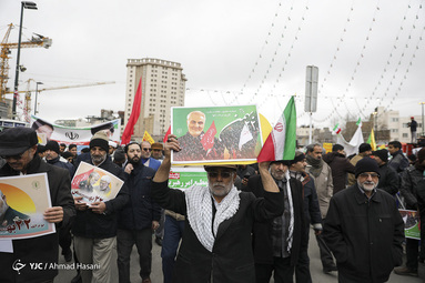 مراسم راهپیمایی یوم الله۲۲ بهمن و جشن چهل  و یکمین سالگرد پیروزی انقلاب اسلامی در مشهد