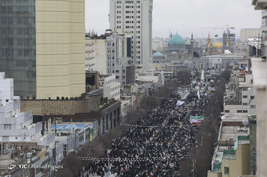 مراسم راهپیمایی یوم الله۲۲ بهمن و جشن چهل  و یکمین سالگرد پیروزی انقلاب اسلامی در مشهد