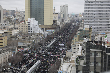 مراسم راهپیمایی یوم الله۲۲ بهمن و جشن چهل  و یکمین سالگرد پیروزی انقلاب اسلامی در مشهد