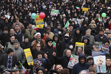 مراسم راهپیمایی یوم الله۲۲ بهمن و جشن چهل و یکمین سالگرد پیروزی انقلاب اسلامی در قزوین