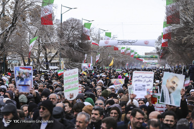 مراسم راهپیمایی یوم الله۲۲ بهمن و جشن چهل و یکمین سالگرد پیروزی انقلاب اسلامی در قزوین
