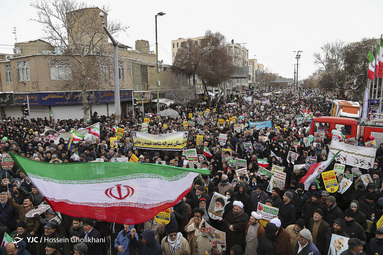 مراسم راهپیمایی یوم الله۲۲ بهمن و جشن چهل و یکمین سالگرد پیروزی انقلاب اسلامی در قزوین