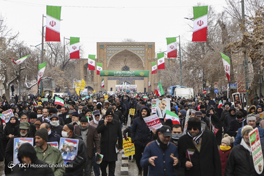 مراسم راهپیمایی یوم الله۲۲ بهمن و جشن چهل و یکمین سالگرد پیروزی انقلاب اسلامی در قزوین