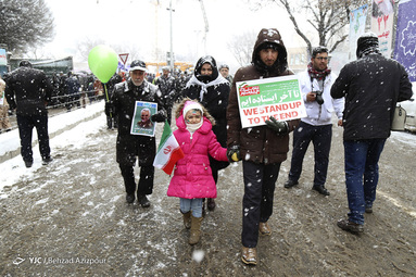مراسم راهپیمایی یوم الله۲۲ بهمن و جشن چهل و یکمین سالگرد پیروزی انقلاب اسلامی در تبریز