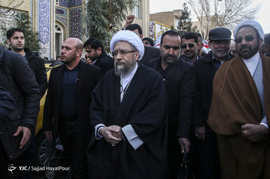مراسم راهپیمایی یوم الله۲۲ بهمن و جشن چهل و یکمین سالگرد پیروزی انقلاب اسلامی در با حضور مراجع محترم تقلید در قم