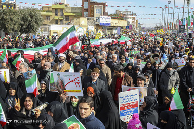 مراسم راهپیمایی یوم الله۲۲ بهمن و جشن چهل و یکمین سالگرد پیروزی انقلاب اسلامی در قم
