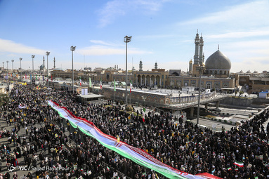مراسم راهپیمایی یوم الله۲۲ بهمن و جشن چهل و یکمین  سالگرد پیروزی انقلاب اسلامی در قم