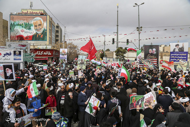 مراسم راهپیمایی یوم الله۲۲ بهمن و جشن چهل و یکمین سالگرد پیروزی انقلاب اسلامی در قم