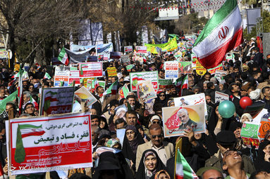 مراسم راهپیمایی یوم الله۲۲ بهمن و جشن چهل و یکمین سالگرد پیروزی انقلاب اسلامی در شیراز