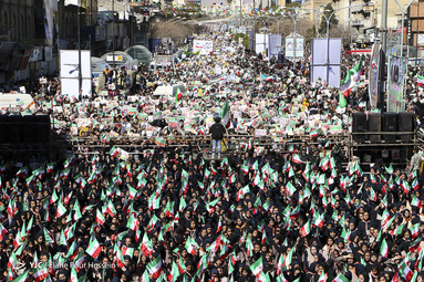 مراسم راهپیمایی یوم الله۲۲ بهمن و جشن چهل و یکمین  سالگرد پیروزی انقلاب اسلامی در شیراز