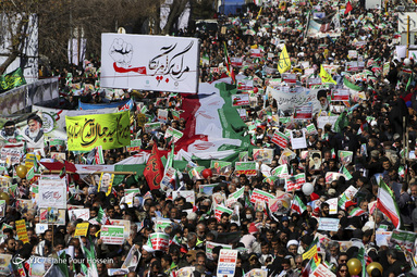 مراسم راهپیمایی یوم الله۲۲ بهمن و جشن چهل و یکمین  سالگرد پیروزی انقلاب اسلامی در شیراز