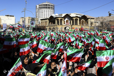 مراسم راهپیمایی یوم الله۲۲ بهمن و جشن چهل و یکمین سالگرد پیروزی انقلاب اسلامی در شیراز
