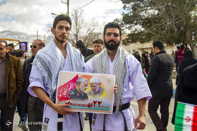 مراسم راهپیمایی یوم الله۲۲ بهمن و جشن چهل و یکمین سالگرد پیروزی انقلاب اسلامی در ایلام