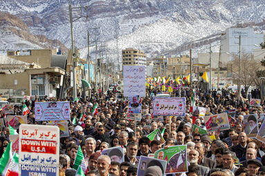مراسم راهپیمایی یوم الله۲۲ بهمن و جشن چهل و یکمین سالگرد پیروزی انقلاب اسلامی در ایلام