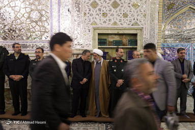 بزرگداشت چهلمین روز شهادت حاج قاسم سلیمانی و یارانش در حرم مطهر رضوی