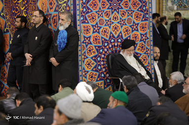 بزرگداشت چهلمین روز شهادت حاج قاسم سلیمانی و یارانش در حرم مطهر رضوی