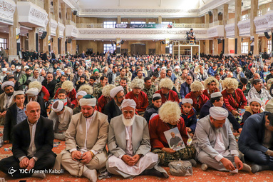 مراسم چهلم شهادت حاج قاسم سلیمانی و یارانش در گرگان