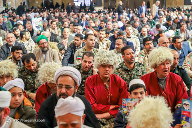 مراسم چهلم شهادت حاج قاسم سلیمانی و یارانش در گرگان
