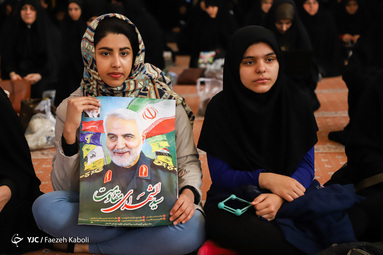 مراسم چهلم شهادت حاج قاسم سلیمانی و یارانش در گرگان