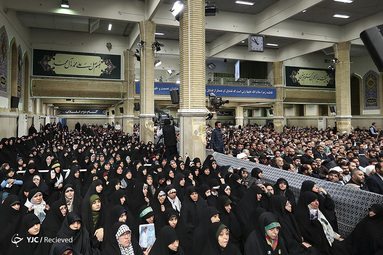 دیدار مداحان اهل‌بیت علیهم‌السلام با رهبر معظم انقلاب