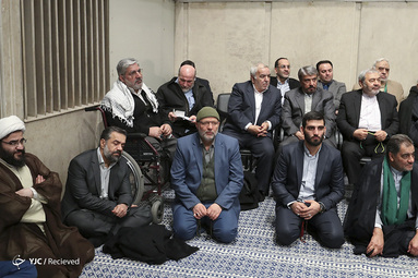 دیدار مداحان اهل‌بیت علیهم‌السلام با رهبر معظم انقلاب