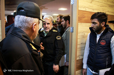 بازدید سردارحسین رحیمی فرمانده نیروی انتظامی تهران بزرگ از کلانتری مولوی