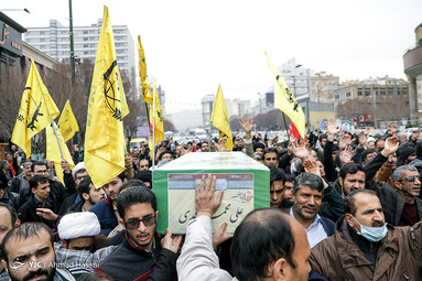 تشییع پیکر مطهر دو شهید مدافع حرم در مشهد