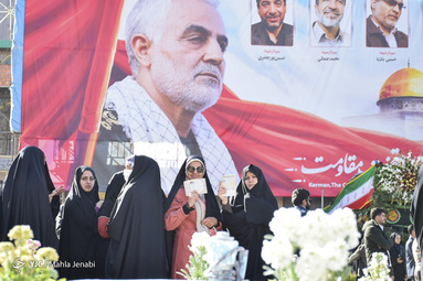 انتخابات یازدهمین دوره مجلس شورای اسلامی در گلزار شهدای کرمان