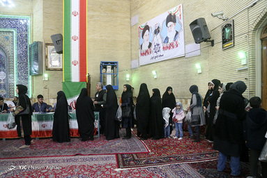 انتخابات مجلس شورای اسلامی و مجلس خبرگان در مسجد ابوذر محله فلاح