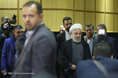 سخنرانی حسن روحانی، رئیس جمهور در ستاد انتخابات وزارت کشور